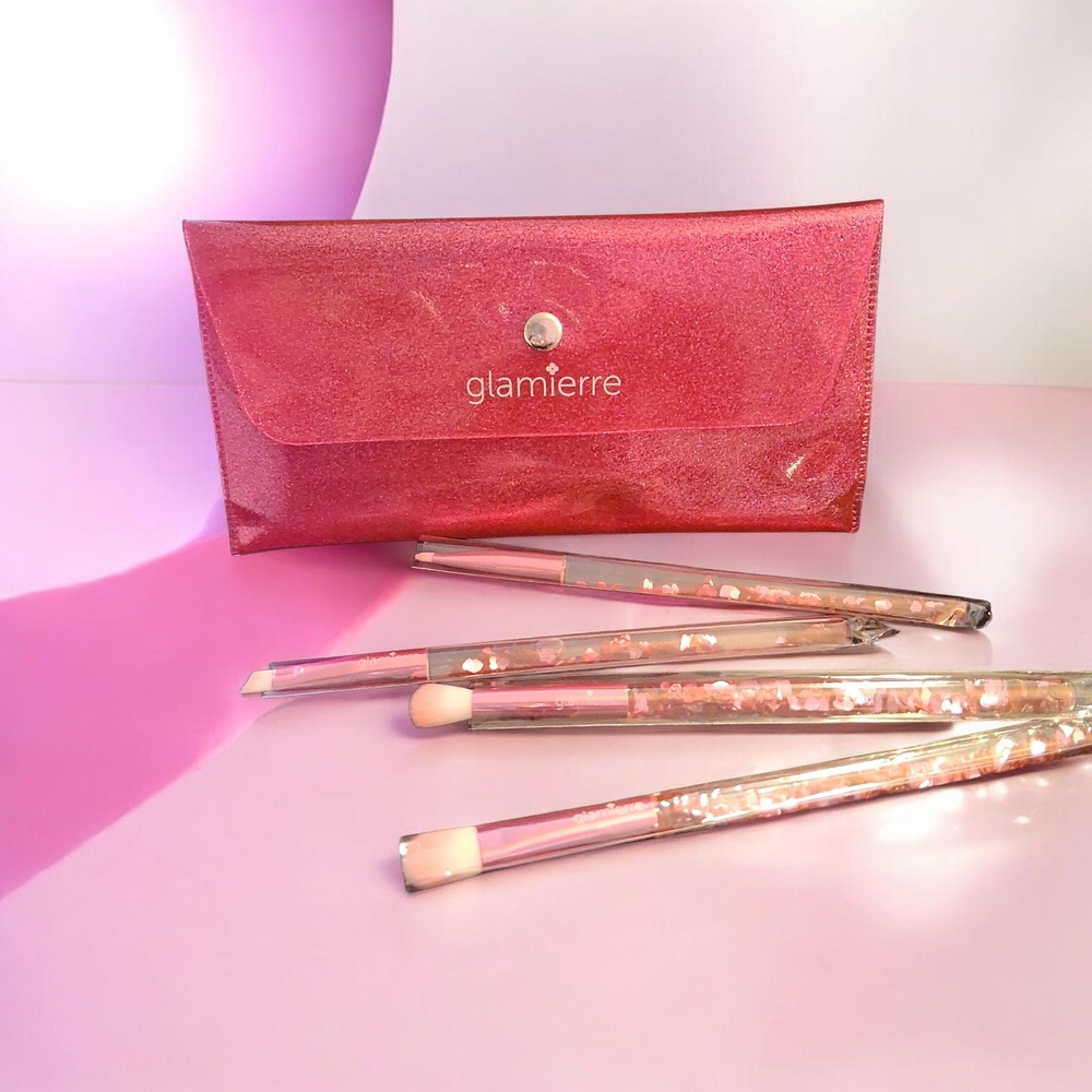 Glamierre Pink Makeup Brush Set